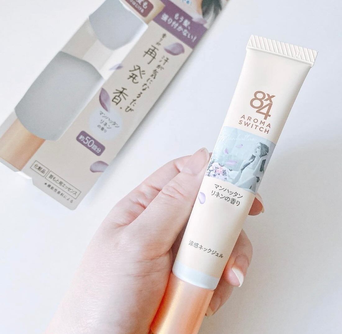 8x4 アロマスイッチ 涼感ネックジェル マンハッタンリネンの香り/8x4/デオドラント・制汗剤を使ったクチコミ(2枚目)