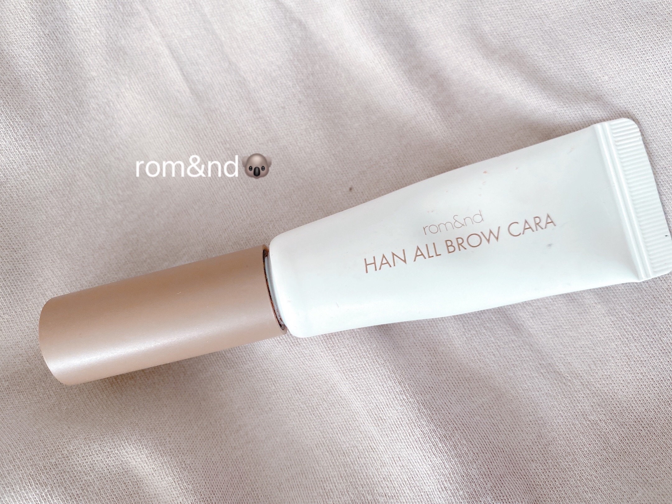 ハンオールブロウカラ/rom&nd/眉マスカラを使ったクチコミ（1枚目）