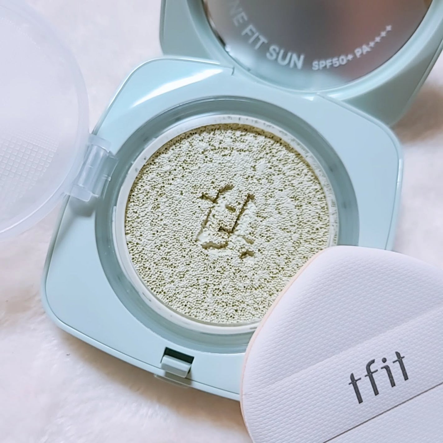 ベースフィットトーンアップサンクッション/TFIT/クッションファンデーションを使ったクチコミ(5枚目)