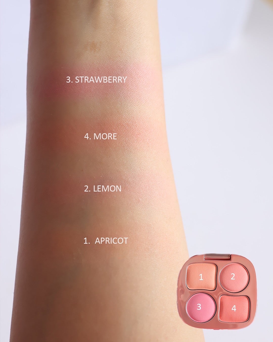 フィー ポケットチークパレット/fwee/ジェル・クリームチークを使ったクチコミ(4枚目)