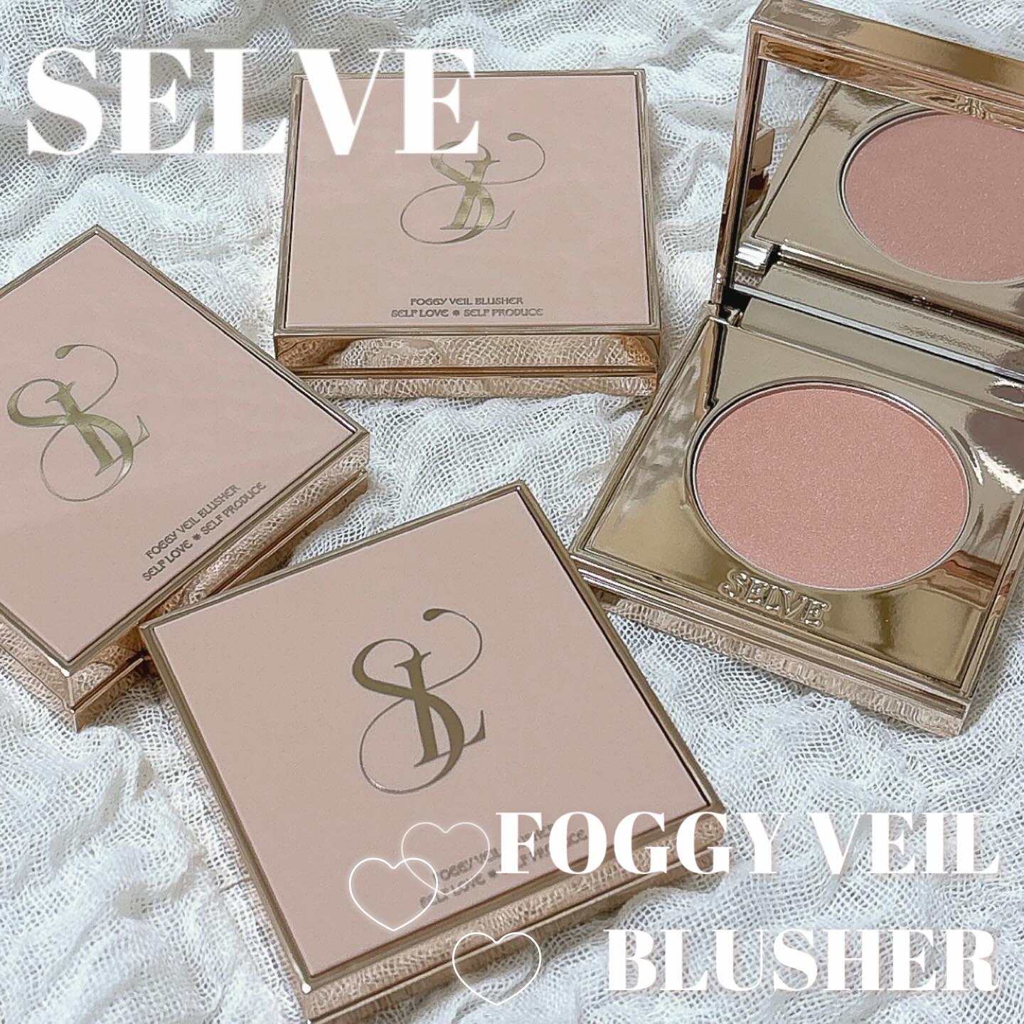 フォギーヴェールブラッシャー/SELVE/パウダーチークを使ったクチコミ（1枚目）