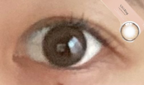 ViVi Ring 1day/OLENS/ワンデー（１DAY）カラコンを使ったクチコミ（2枚目）