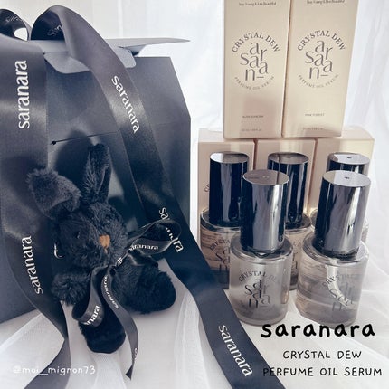 クリスタル デュ パフューム オイル セラム ROSE BOUQUET(ローズブーケ)/SARANARA/ヘアオイルを使ったクチコミ(1枚目)