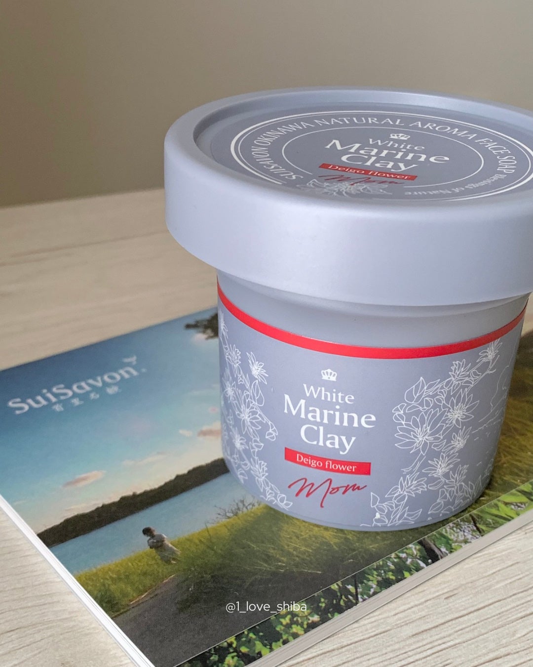 琉球のホワイトマリンクレイ 洗顔石鹸 MOM でいごの花の香り/SuiSavon/洗顔石鹸を使ったクチコミ(5枚目)