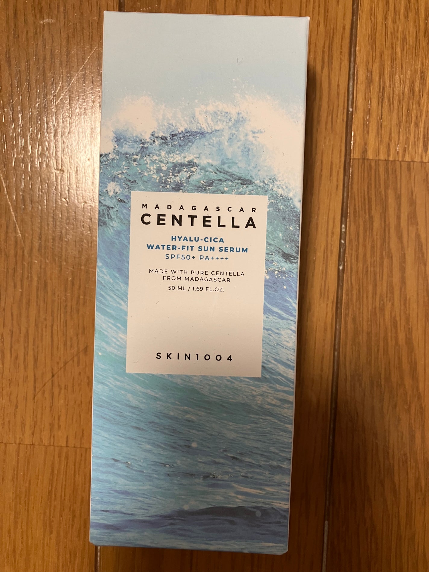 ヒアルーシカ ウォーターフィット サンセラム/SKIN1004/日焼け止めローションを使ったクチコミ(1枚目)