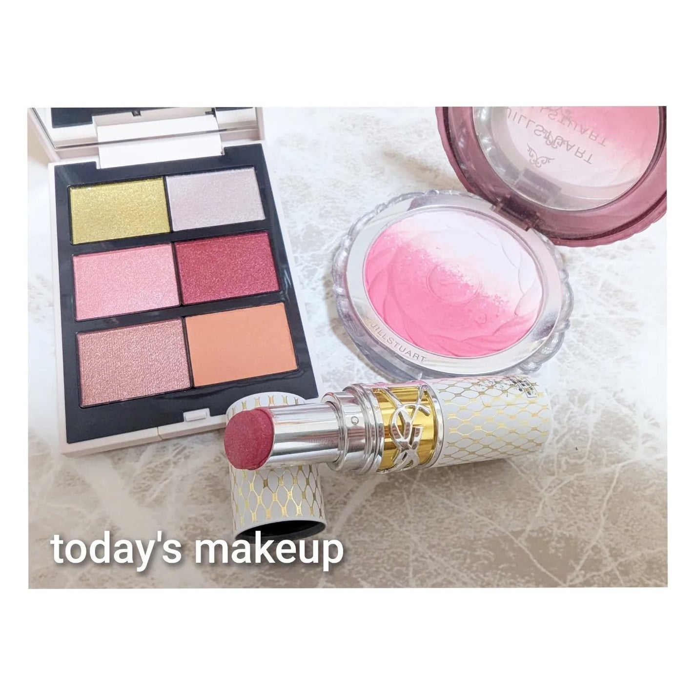 ジルスチュアート パステルペタル ブラッシュ/JILL STUART/パウダーチークを使ったクチコミ(6枚目)