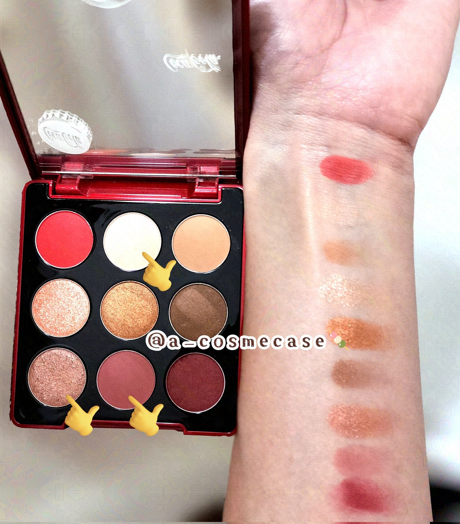 コカコーラ モノ ポップ アイズ/THE FACE SHOP/アイシャドウパレットを使ったクチコミ（2枚目）