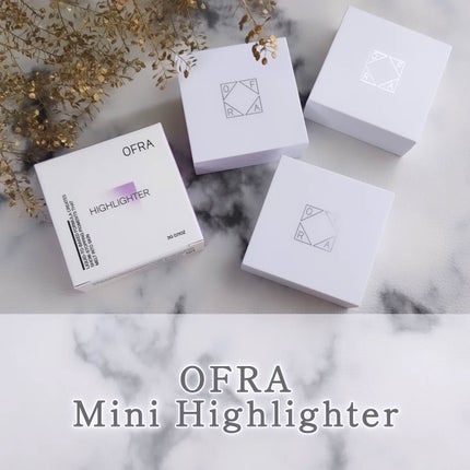 OFRA mini Highlighter/Ofra Cosmetics/パウダーハイライトを使ったクチコミ(1枚目)