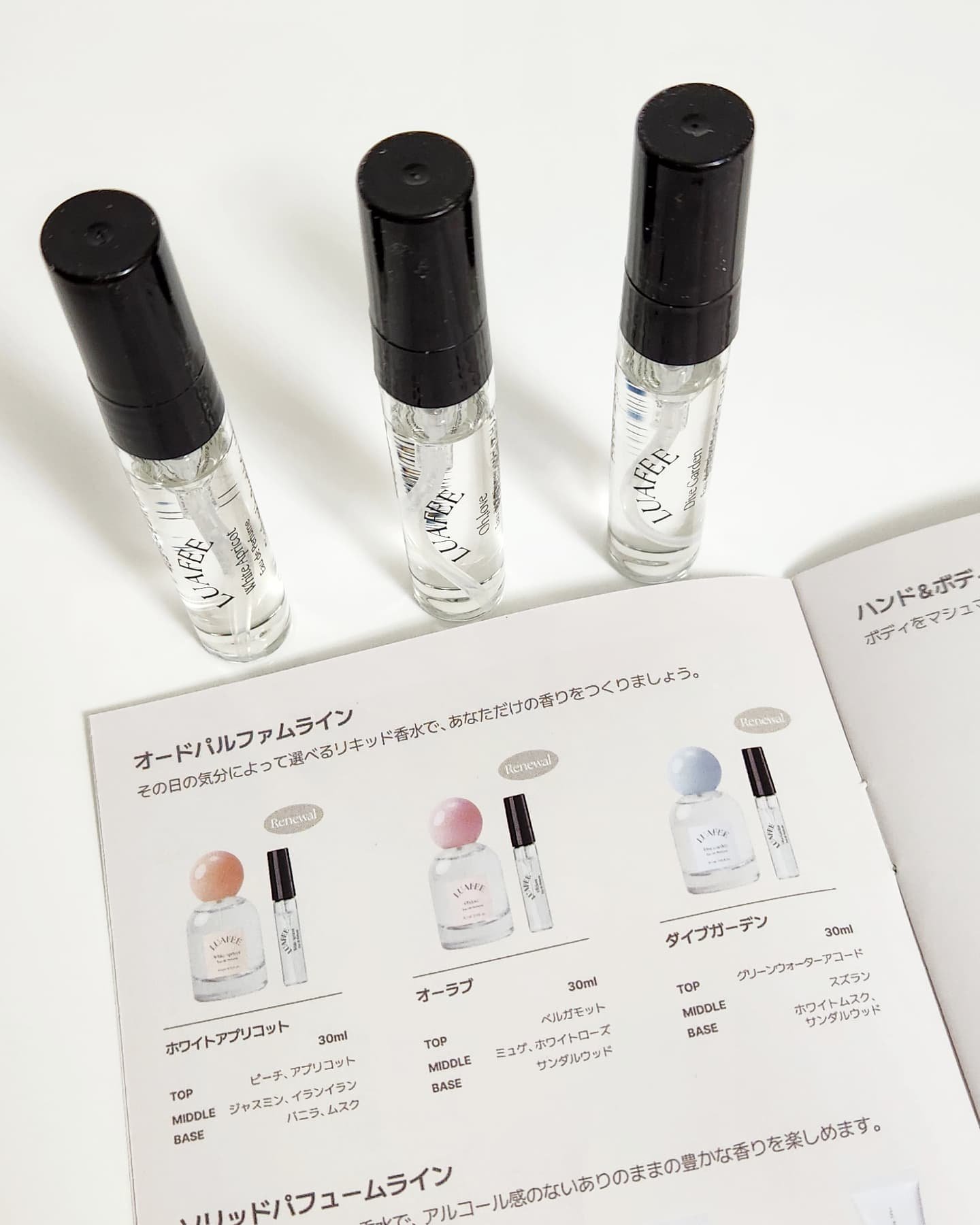 オードパルファムミニチュア/LUAFEE/香水(レディース)を使ったクチコミ（3枚目）