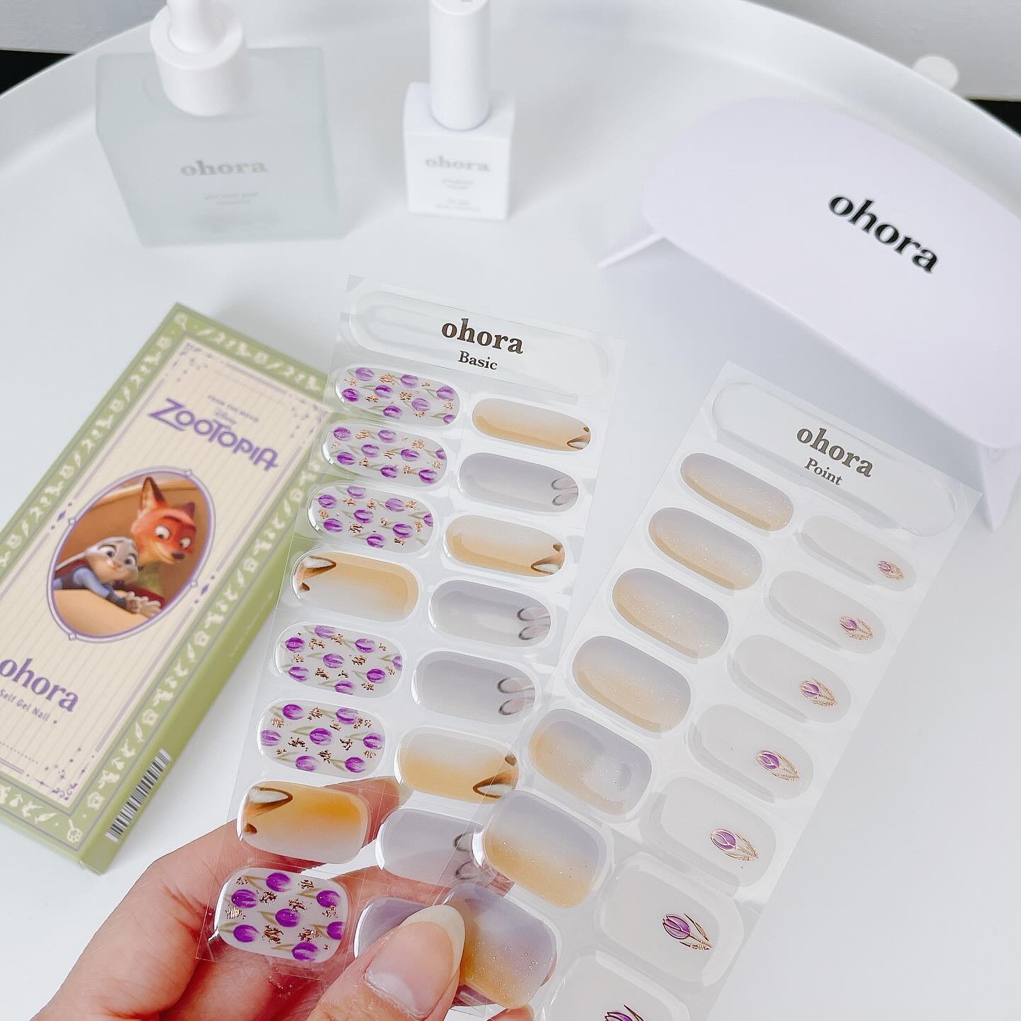 セミキュアジェルネイル（ハンド）/ohora/ネイルシールを使ったクチコミ（3枚目）