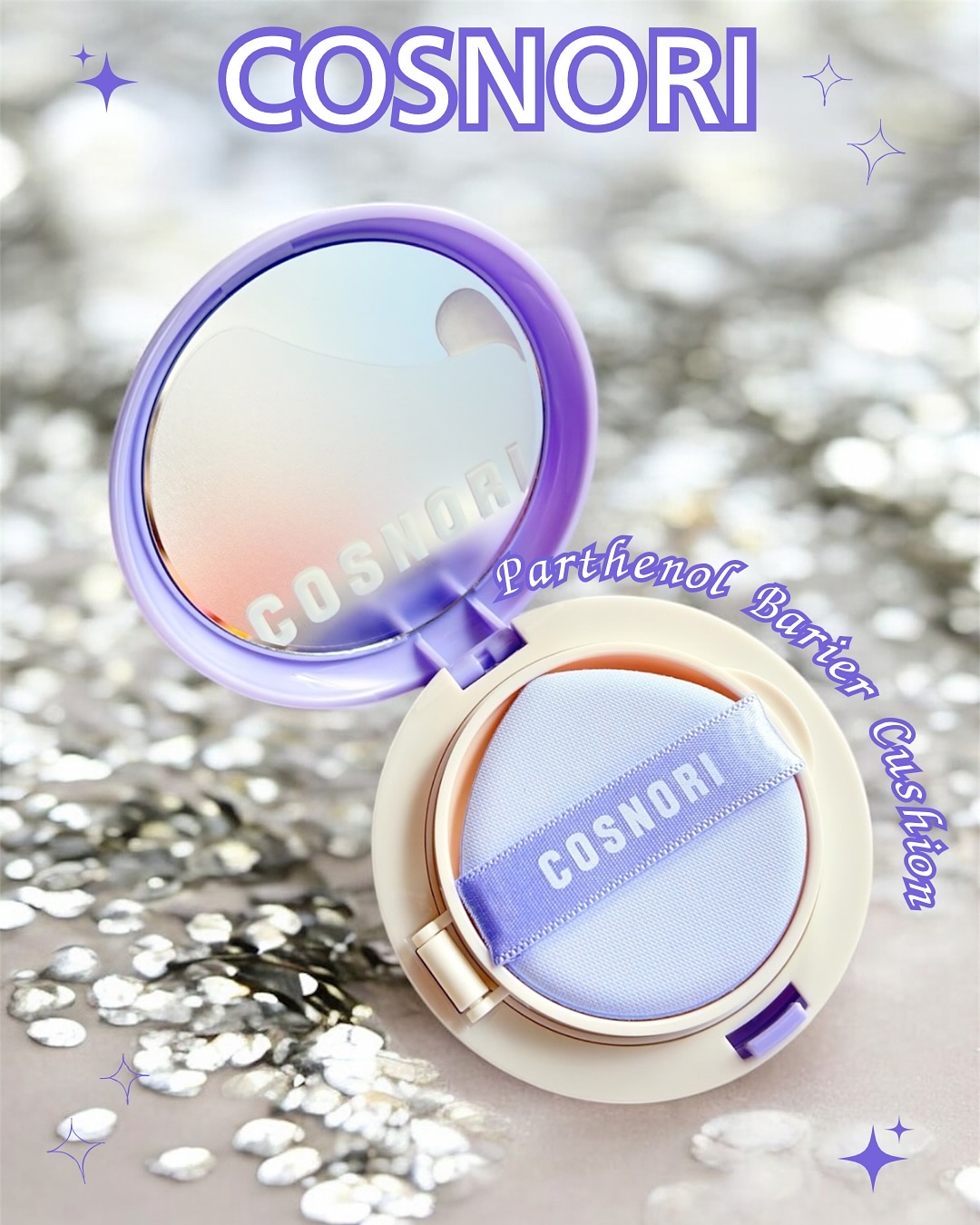 パンテノールバリアクッション/COSNORI/クッションファンデーションを使ったクチコミ（2枚目）