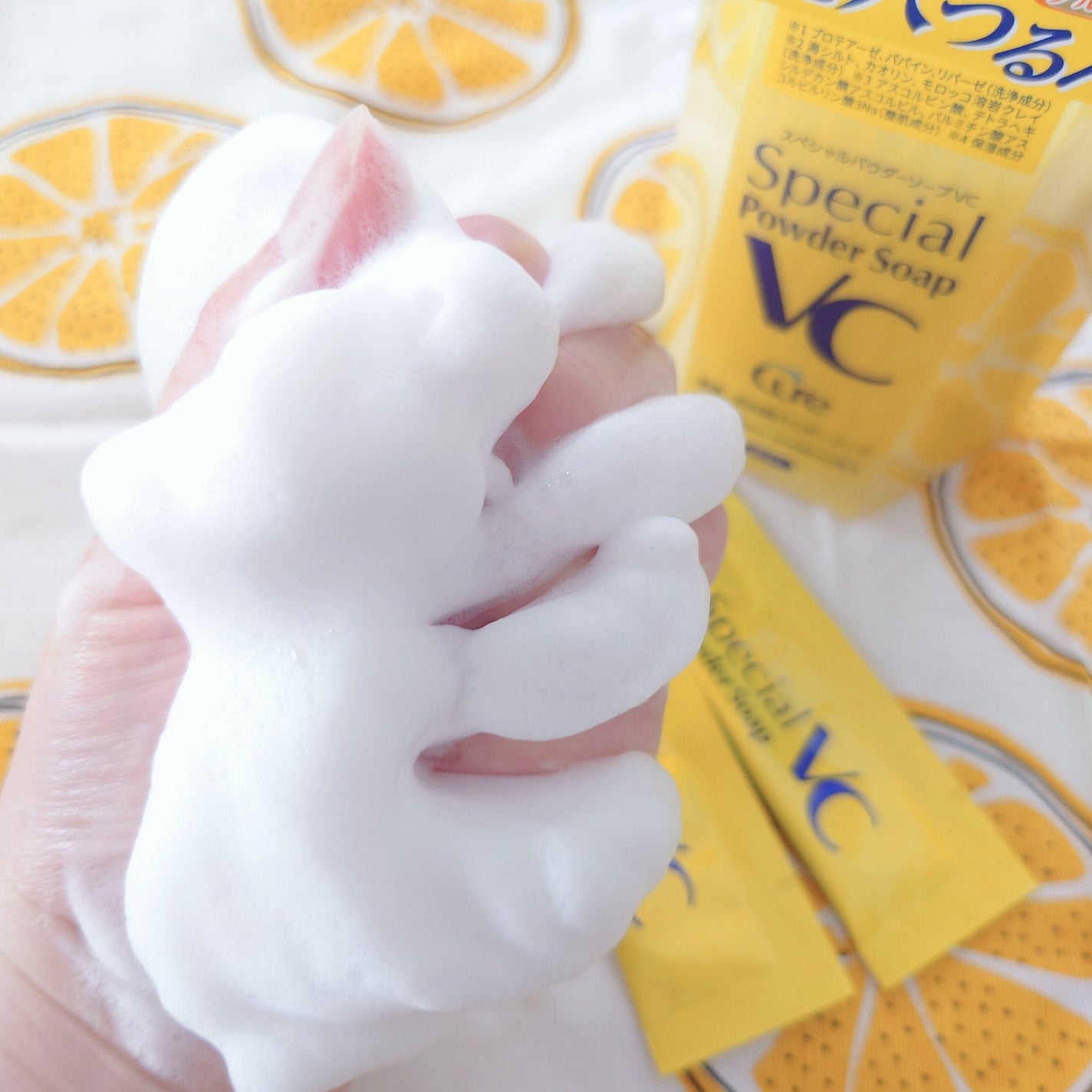 スペシャルパウダーソープVC/Cure/洗顔パウダーを使ったクチコミ(4枚目)