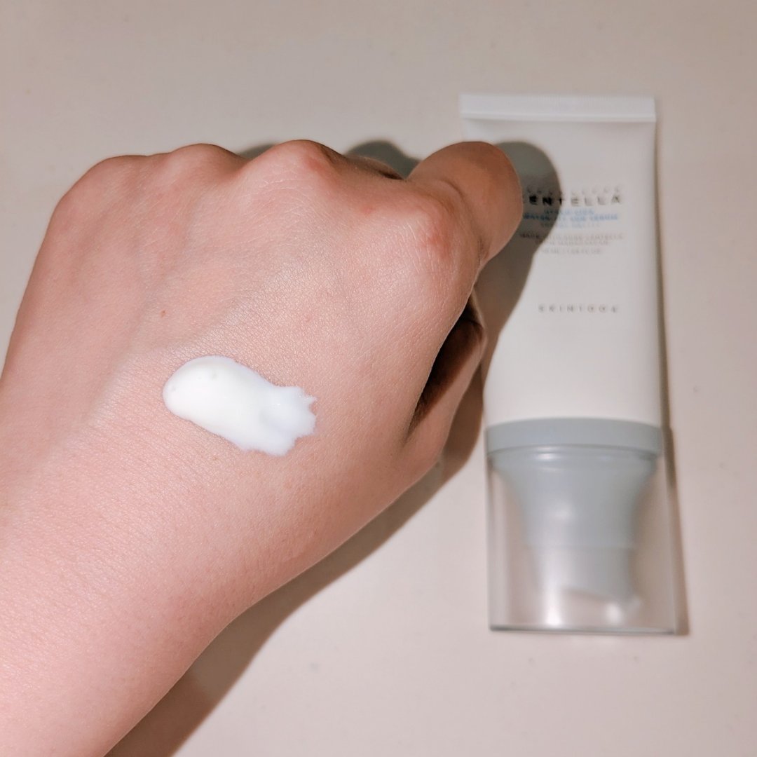 ヒアルーシカ ウォーターフィット サンセラム/SKIN1004/日焼け止めローションを使ったクチコミ（2枚目）