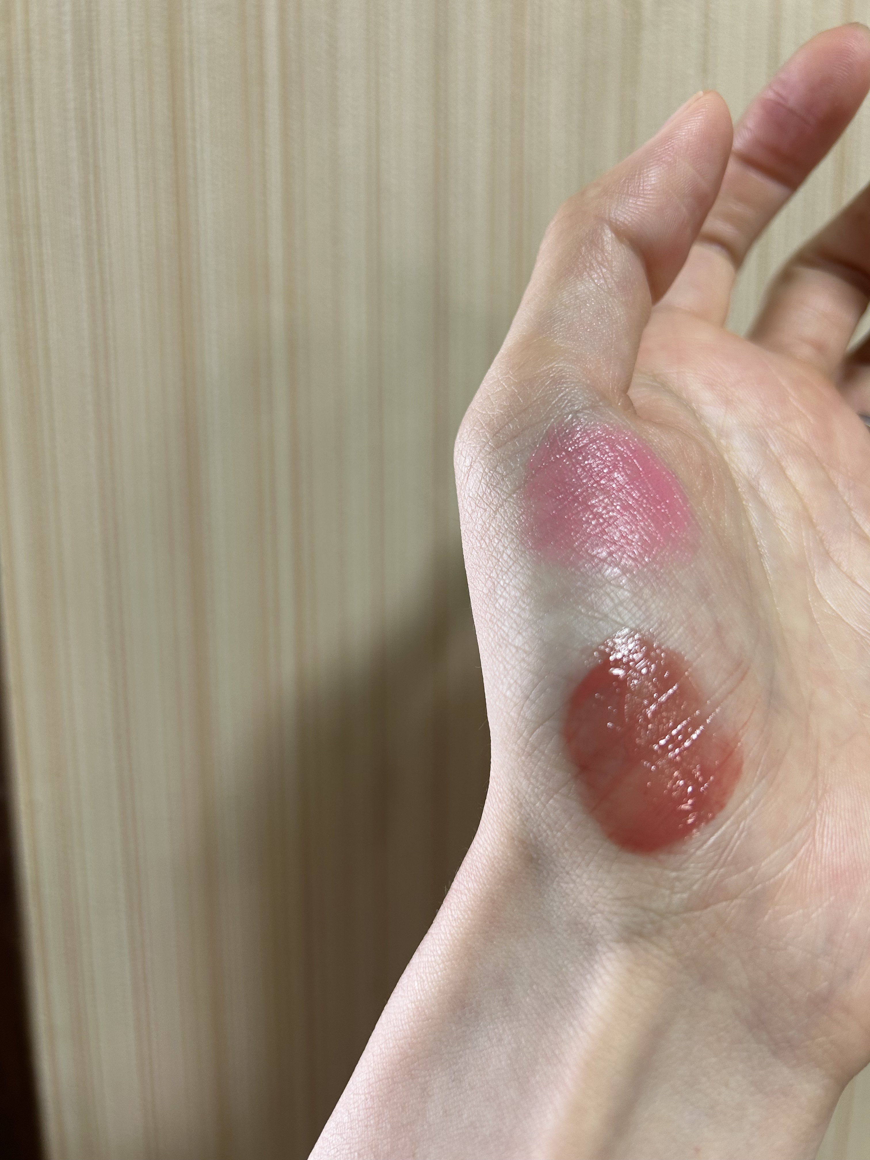 ウォーターグラスティント/hana by hince/口紅を使ったクチコミ（2枚目）