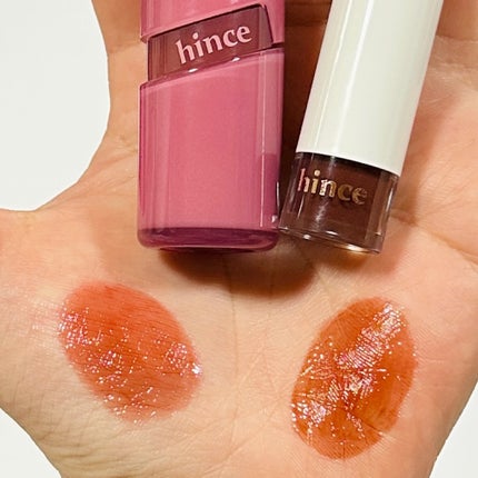 ムードインハンサーウォーターリキッドグロウ/hince/口紅を使ったクチコミ(4枚目)