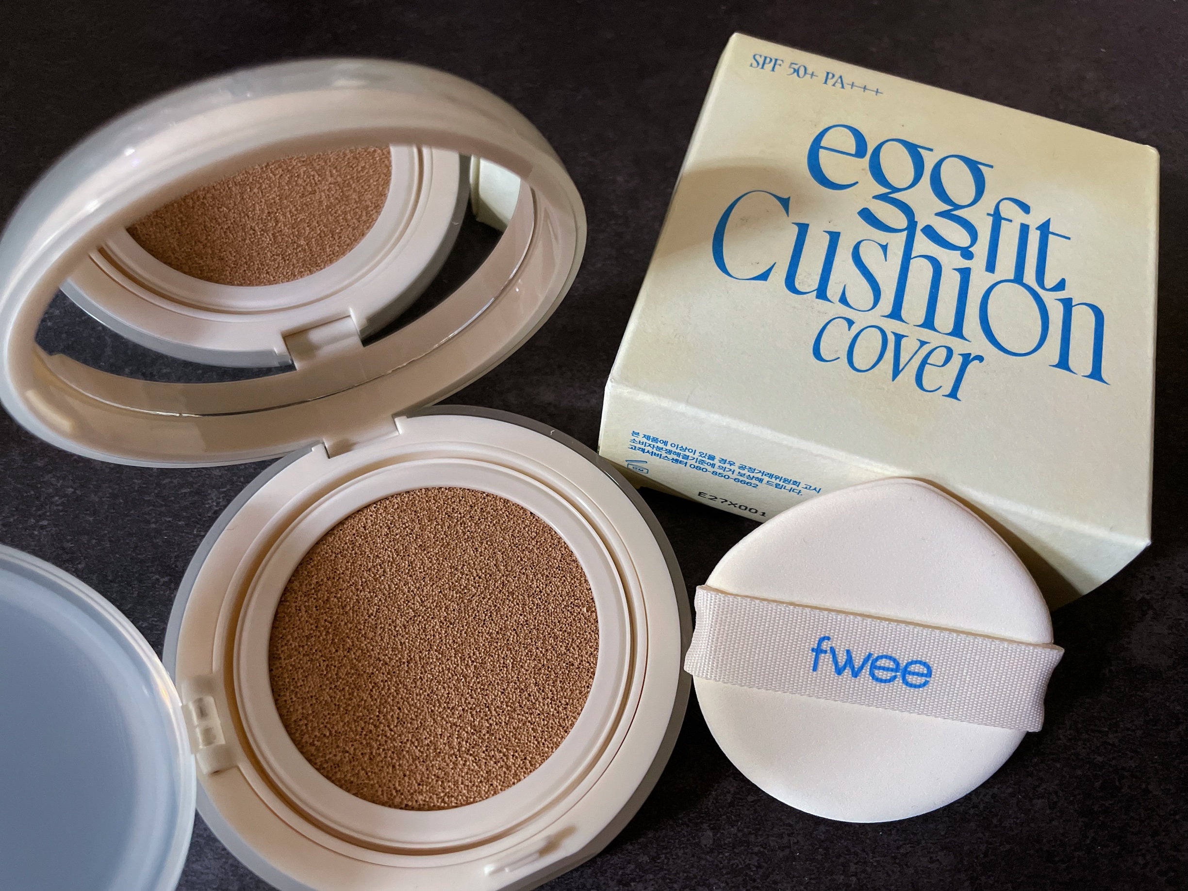 フィー クッションエッグフィットカバー/fwee/クッションファンデーションを使ったクチコミ（1枚目）