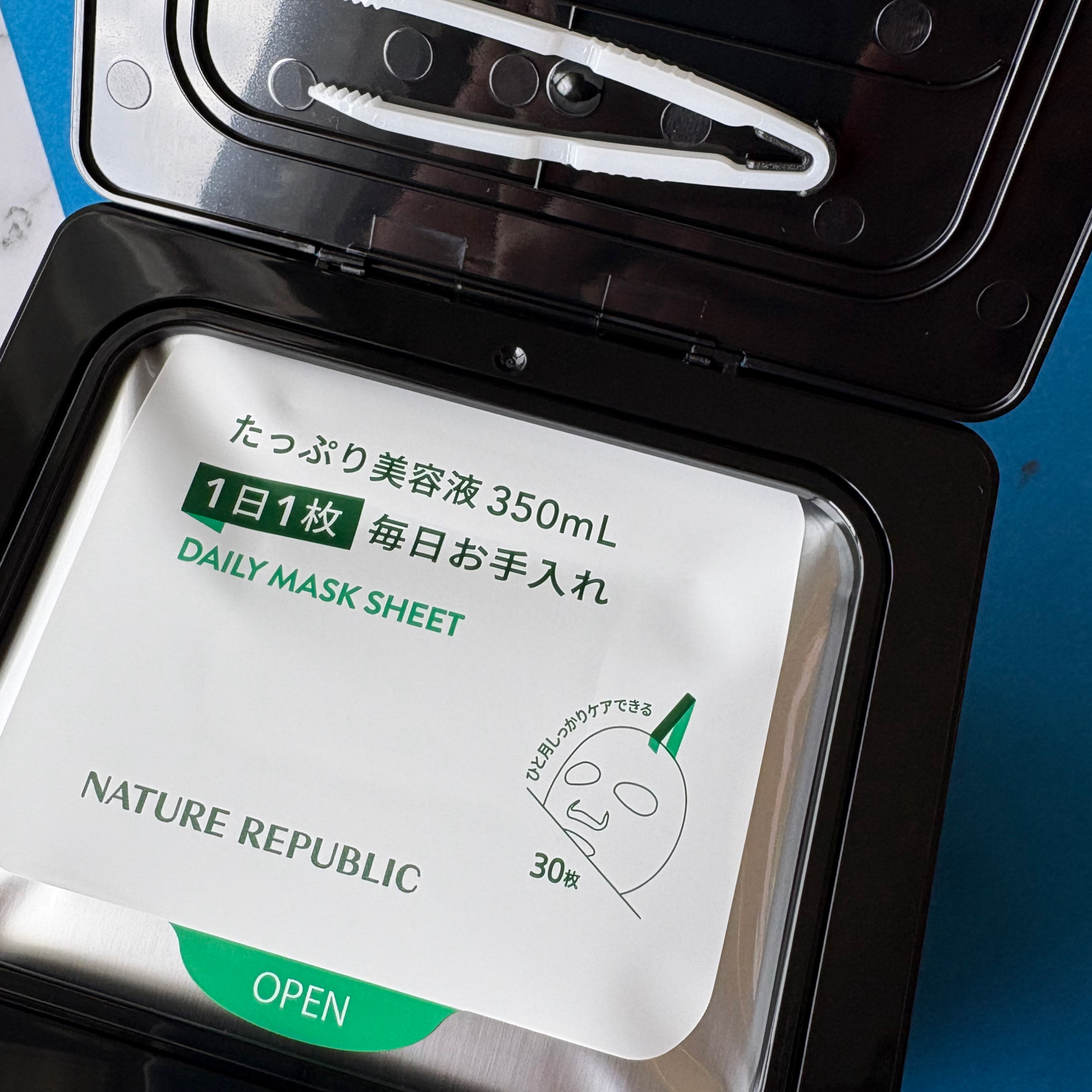 ブラックPDRN デイリーシートマスク/ネイチャーリパブリック/シートマスク・パックを使ったクチコミ（2枚目）