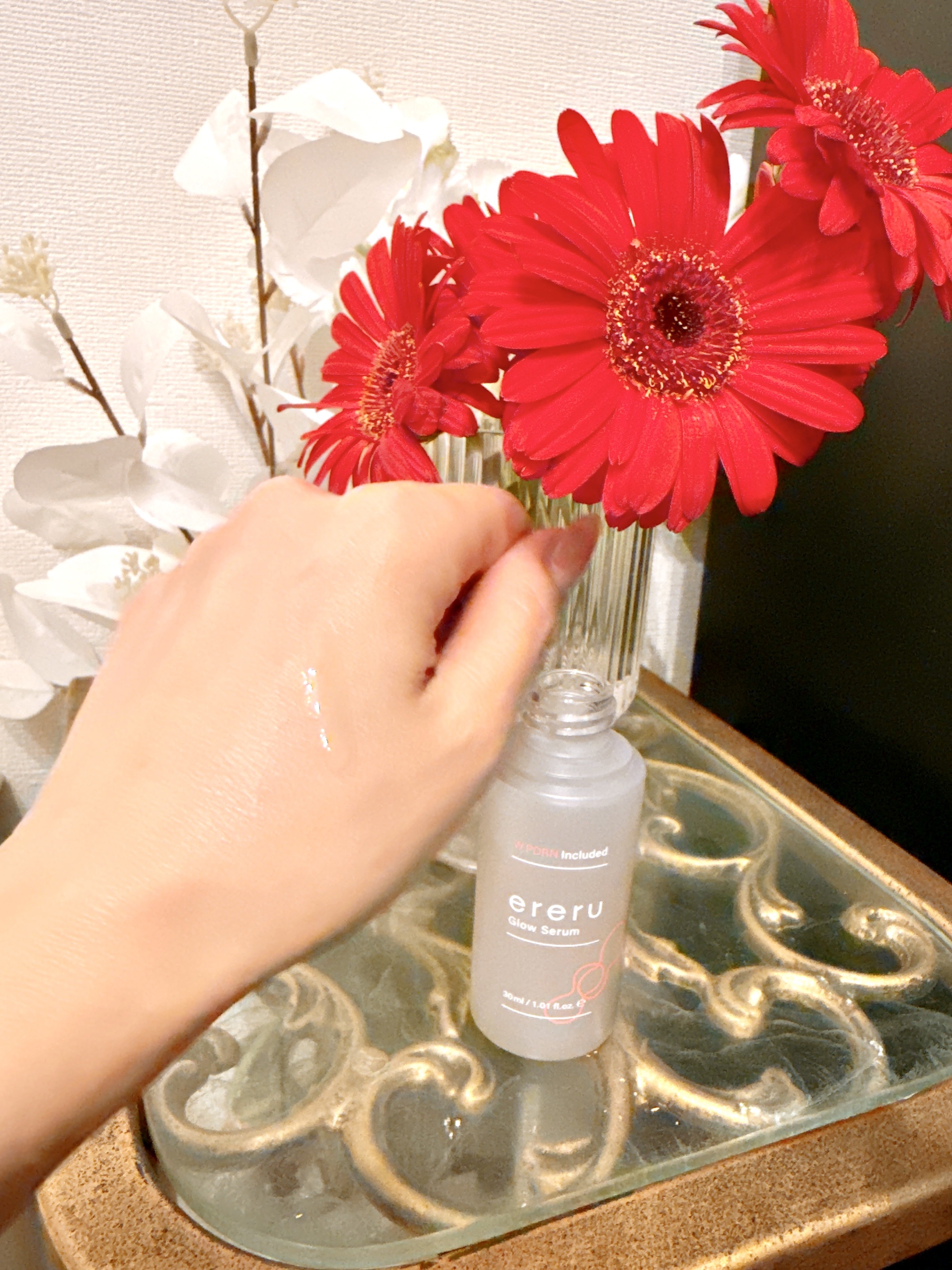 グロウセラム/ereru/美容液を使ったクチコミ（3枚目）