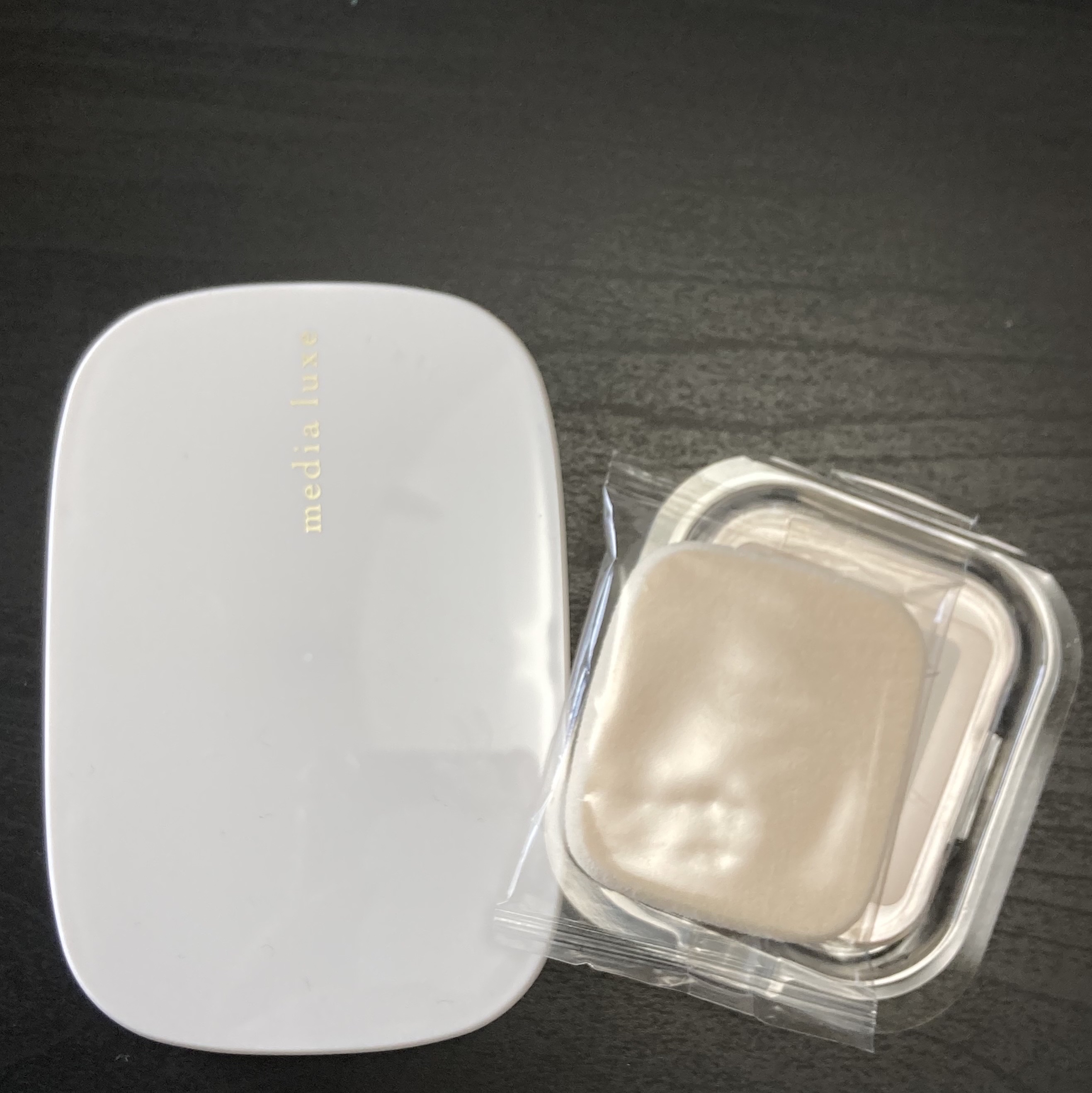 パウダーファンデーション/media luxe/パウダーファンデーションを使ったクチコミ（2枚目）