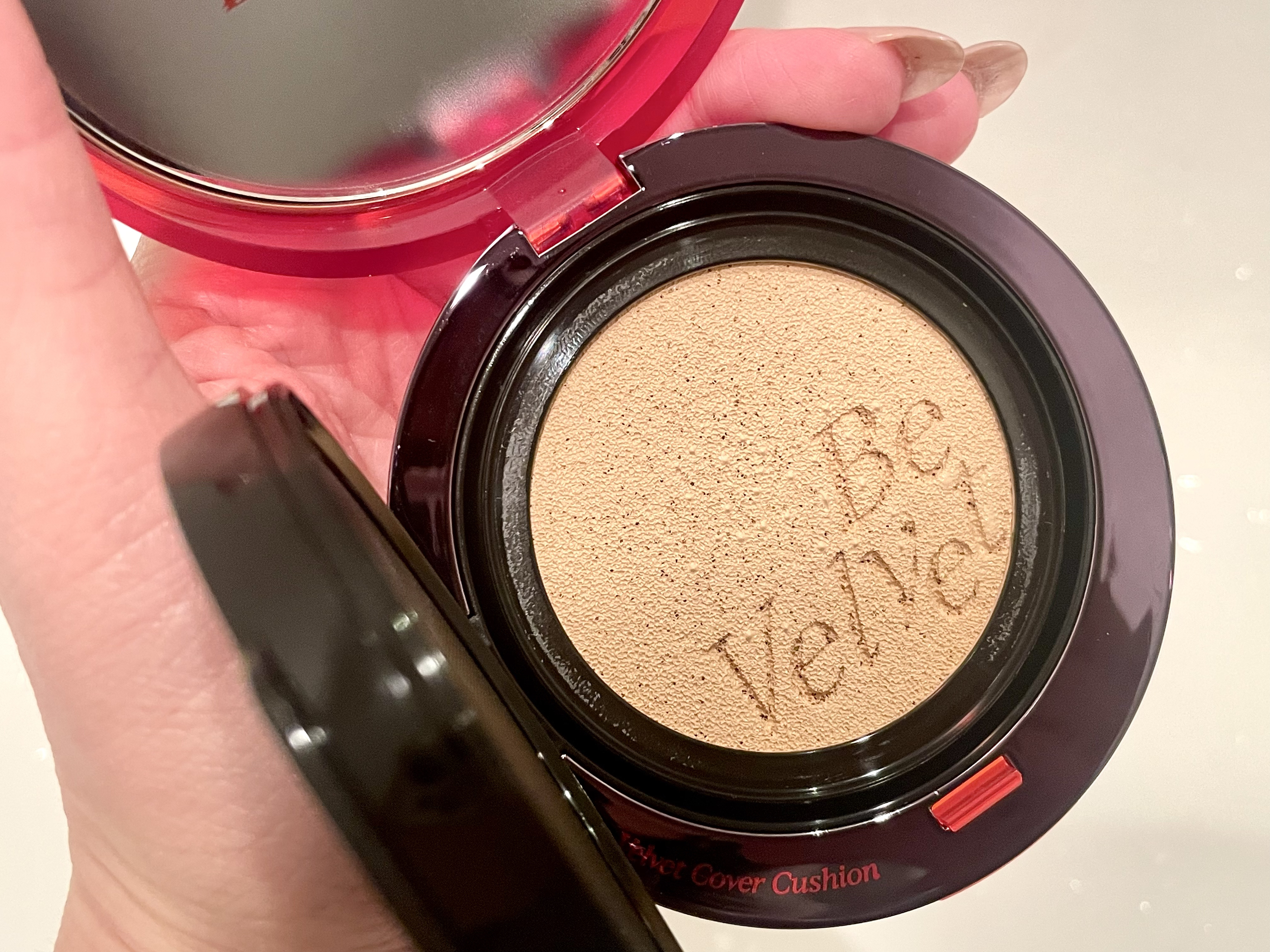 ビーベルベットカバークッション/espoir/クッションファンデーションを使ったクチコミ（2枚目）