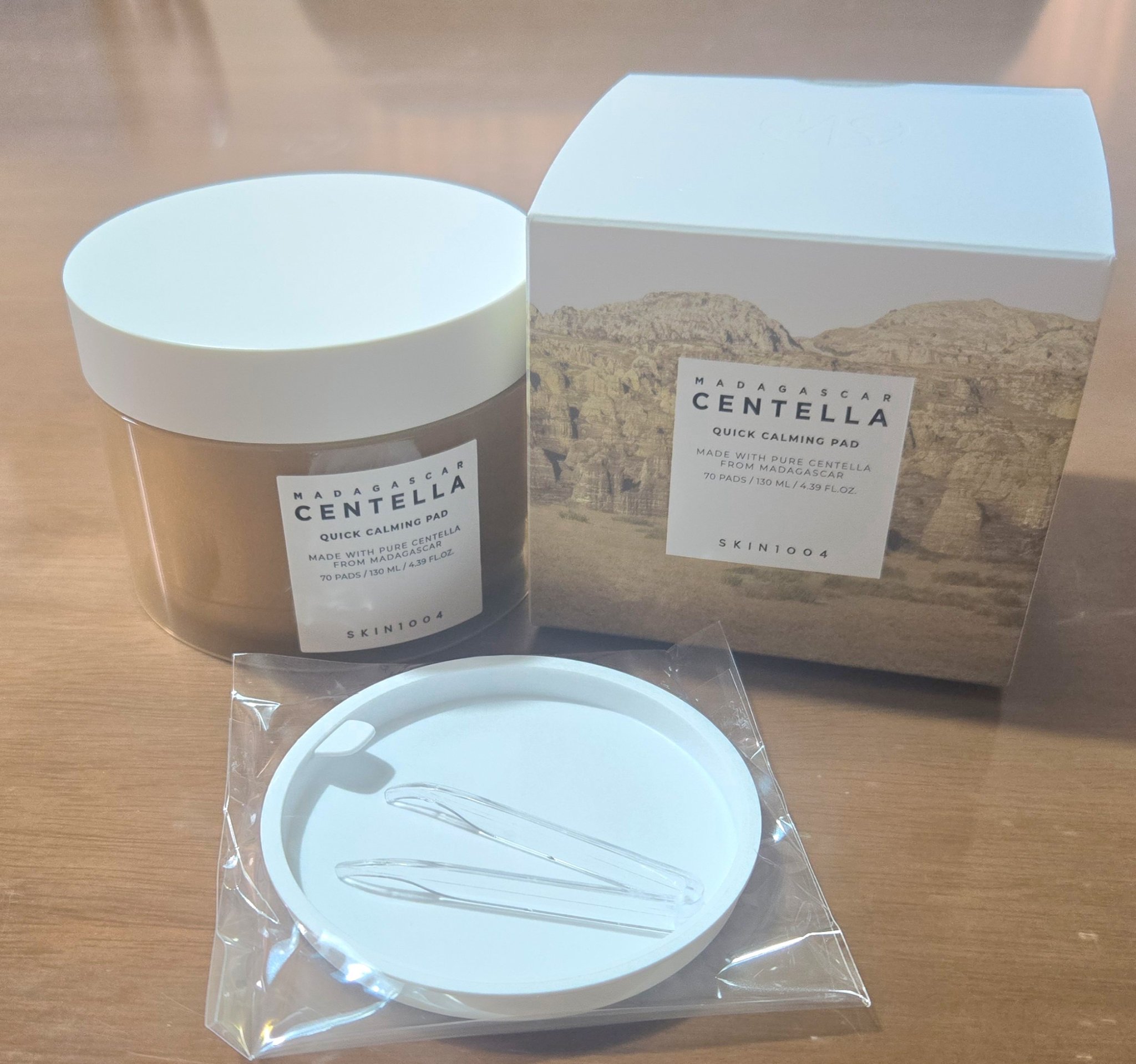 センテラ クイックカーミングパッド/SKIN1004/トナーパッドを使ったクチコミ（1枚目）