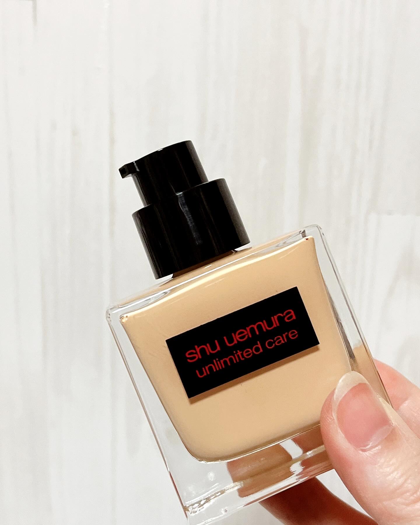 アンリミテッド ケア ツヤ セラム ファンデーション/shu uemura/リキッドファンデーションを使ったクチコミ（2枚目）