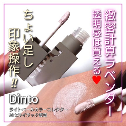 ライトベールカラーコレクター/Dinto/リキッドコンシーラーを使ったクチコミ(1枚目)