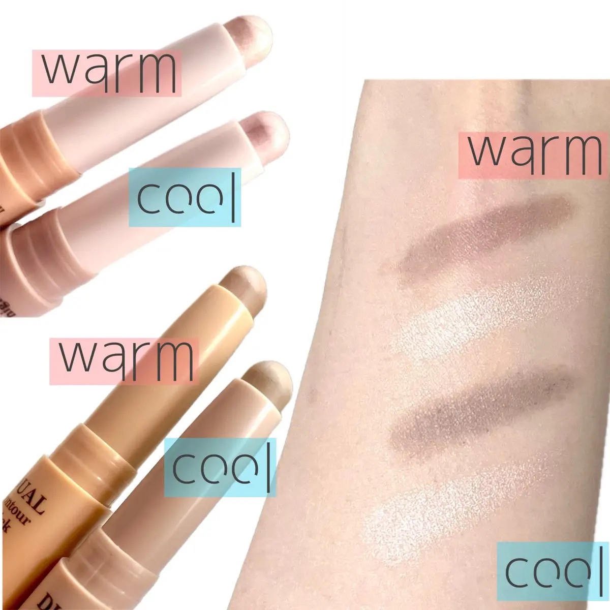 アートクラス デュアル コントゥアスティック/too cool for school/シェーディングを使ったクチコミ（3枚目）