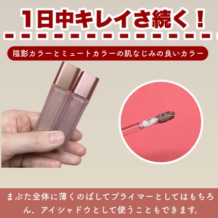 ウインク アイ シェード プライマー/Javin De Seoul/リキッドアイシャドウを使ったクチコミ(2枚目)