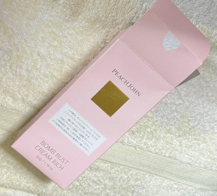 ボムバストクリーム リッチ 150g/PEACH JOHN/バスト・ヒップケアを使ったクチコミ(1枚目)