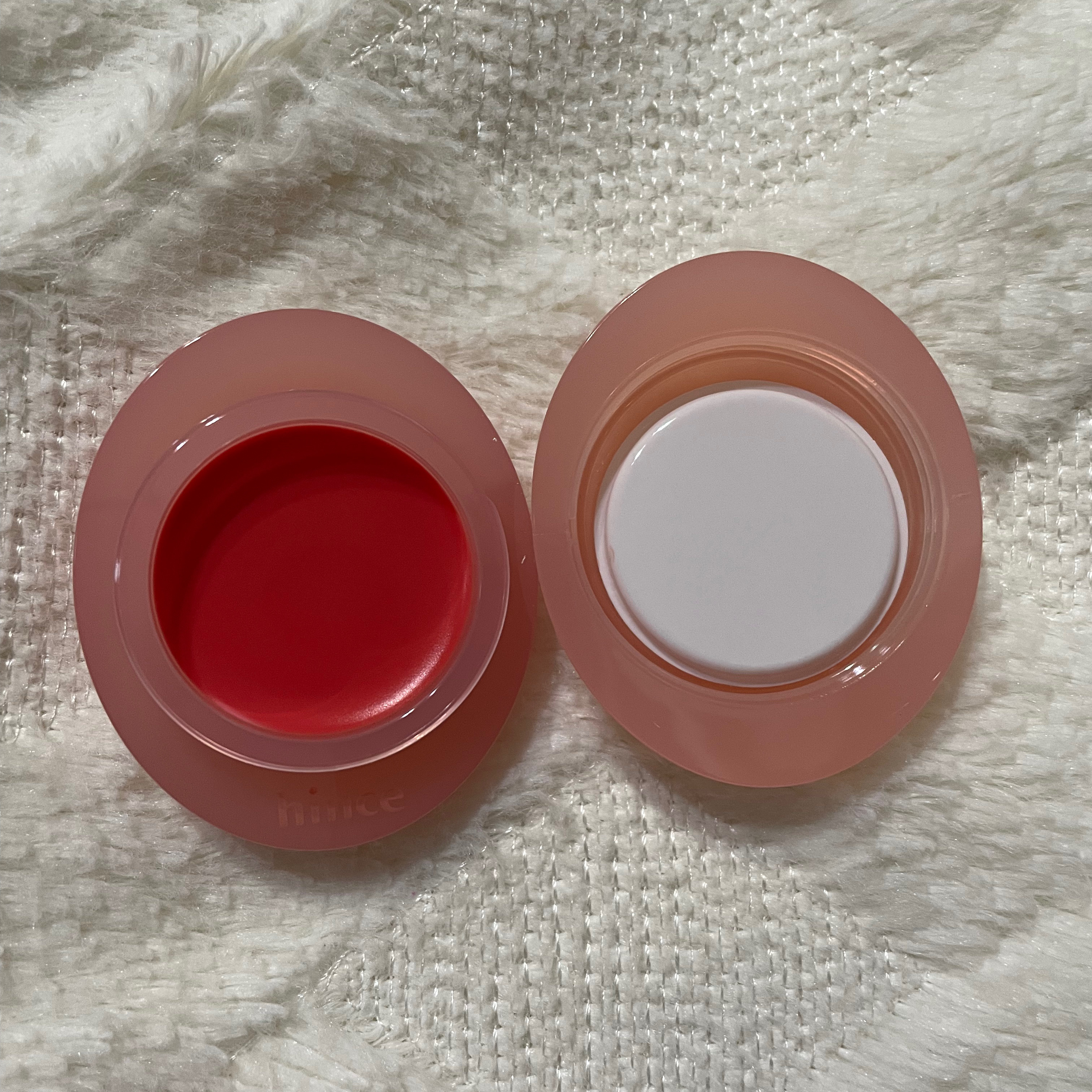 ロウグロウデューイーボール 03 バニーピンク/hince/リップバームを使ったクチコミ（2枚目）