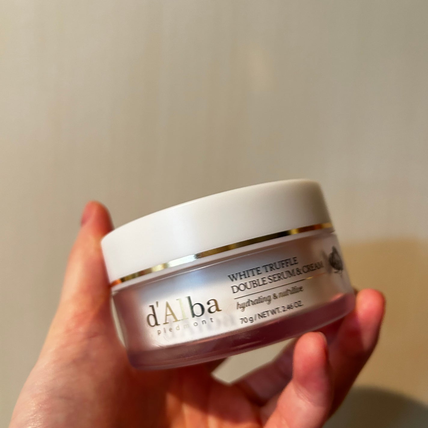 ホワイトトリュフダブルセラムアンドクリーム/ダルバ/フェイスクリームを使ったクチコミ(2枚目)