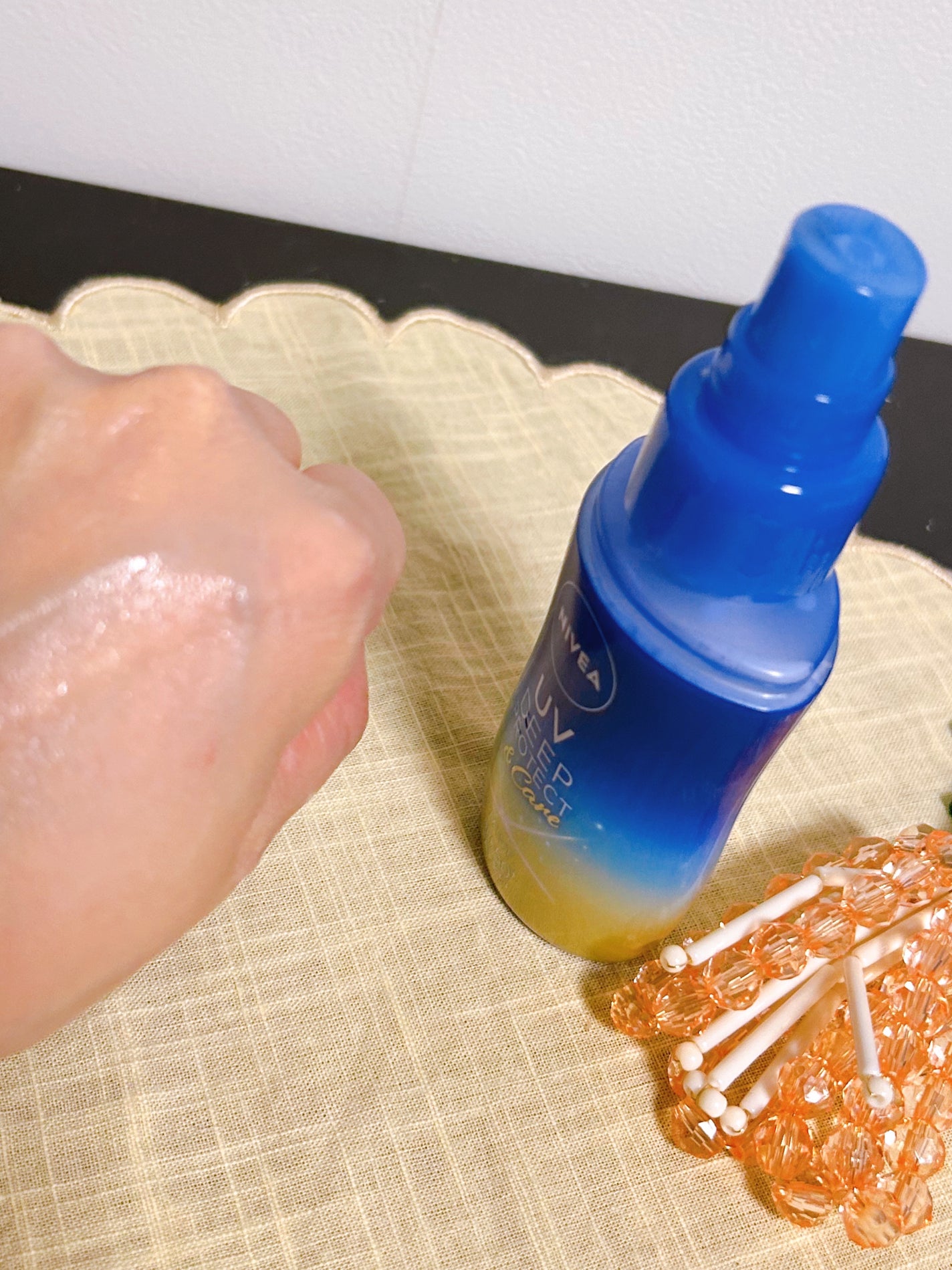 ニベアUV ディーププロテクト&ケア ミルクミスト/ニベア/日焼け止めミスト・スプレーを使ったクチコミ(2枚目)