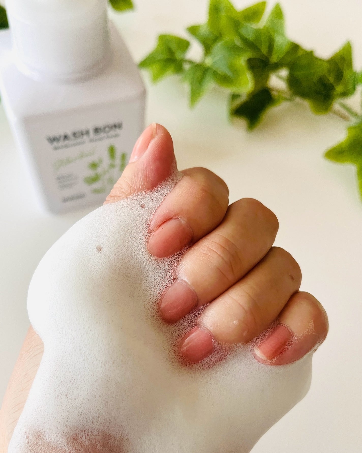 ウォシュボン ハーバル薬用ハンドソープ/サラヤ/ハンドソープを使ったクチコミ(1枚目)