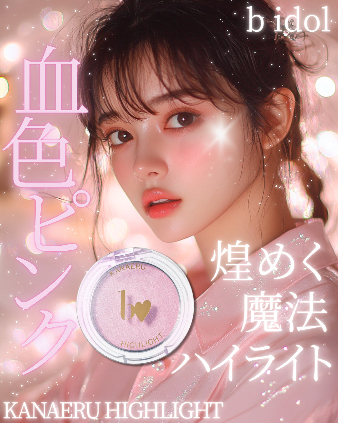 叶えるハイライト/b idol/パウダーハイライトを使ったクチコミ（1枚目）