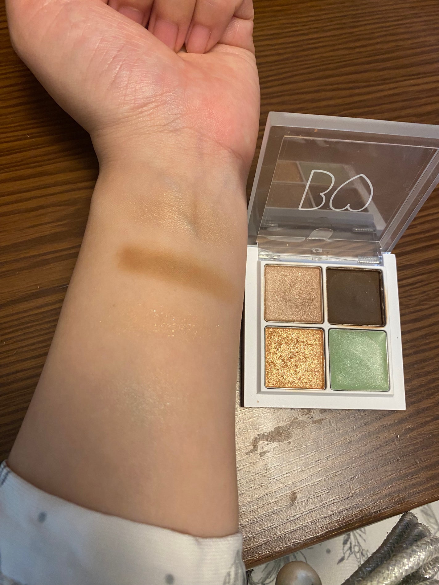 THE アイパレR/b idol/アイシャドウパレットを使ったクチコミ(4枚目)