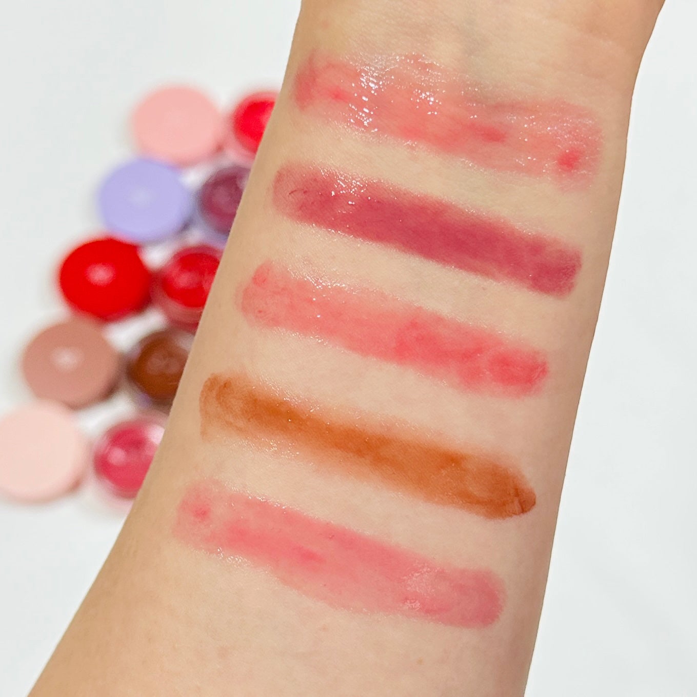 GLOWY TINT BALM/AOU/リップグロスを使ったクチコミ(4枚目)