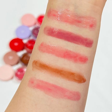 GLOWY TINT BALM/AOU/リップグロスを使ったクチコミ(4枚目)