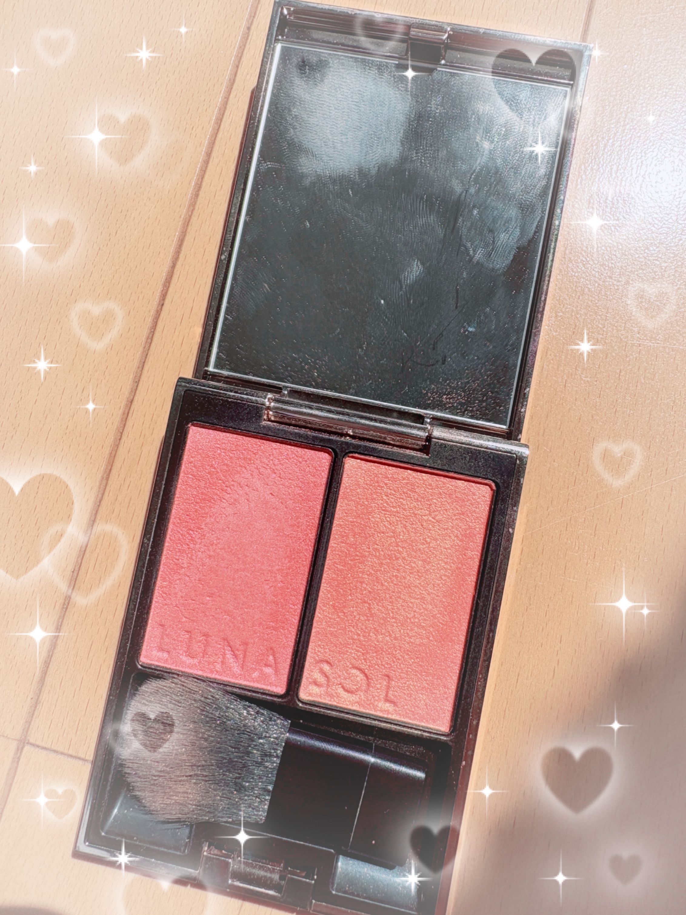 カラーリンググレイズ/LUNASOL/パウダーチークを使ったクチコミ（1枚目）