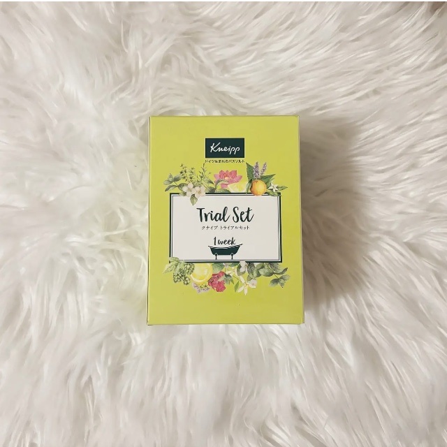 バスソルト トライアルセット/クナイプ/無機塩系入浴剤を使ったクチコミ（1枚目）