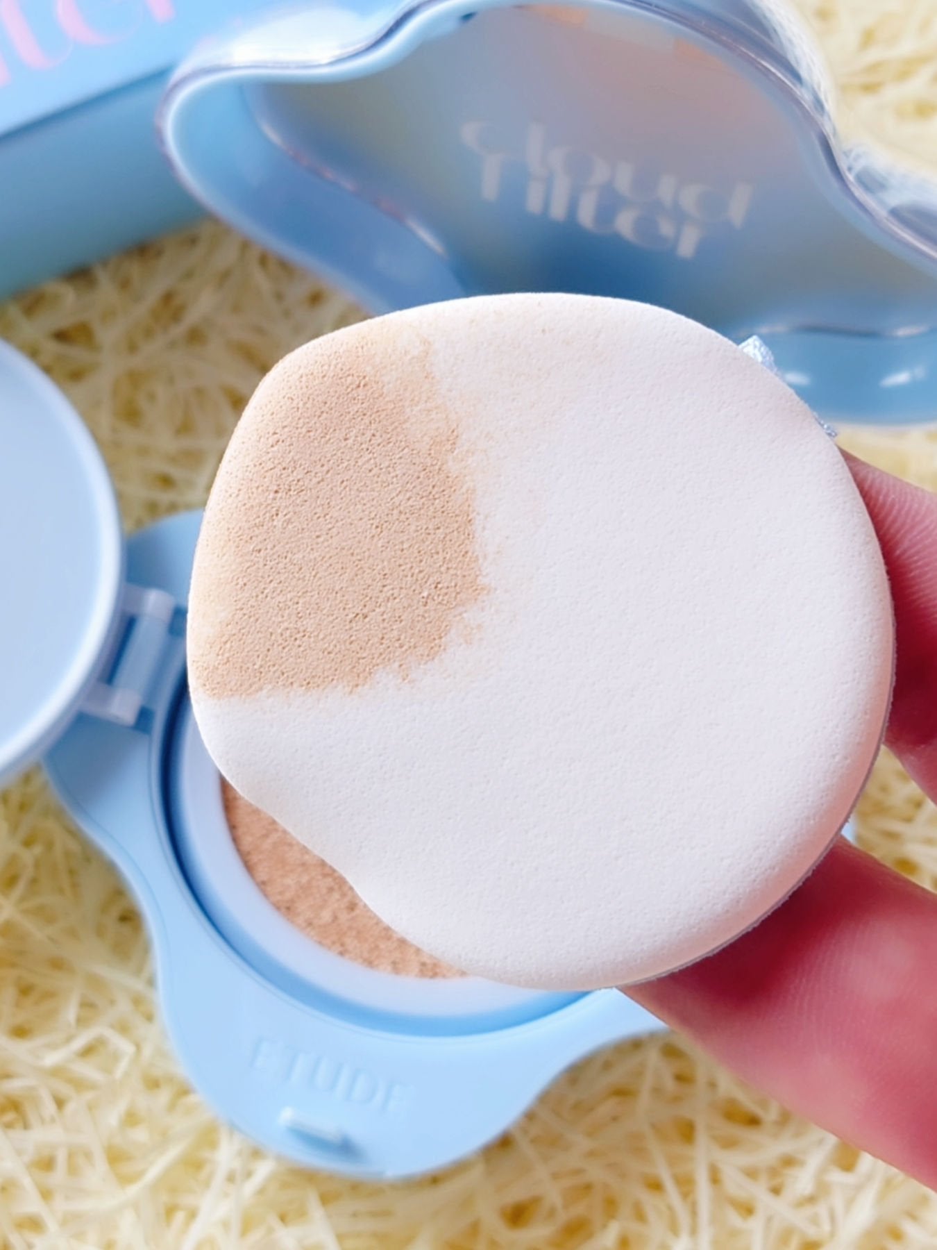 クラウドフィルタークッション/ETUDE/クッションファンデーションを使ったクチコミ(4枚目)