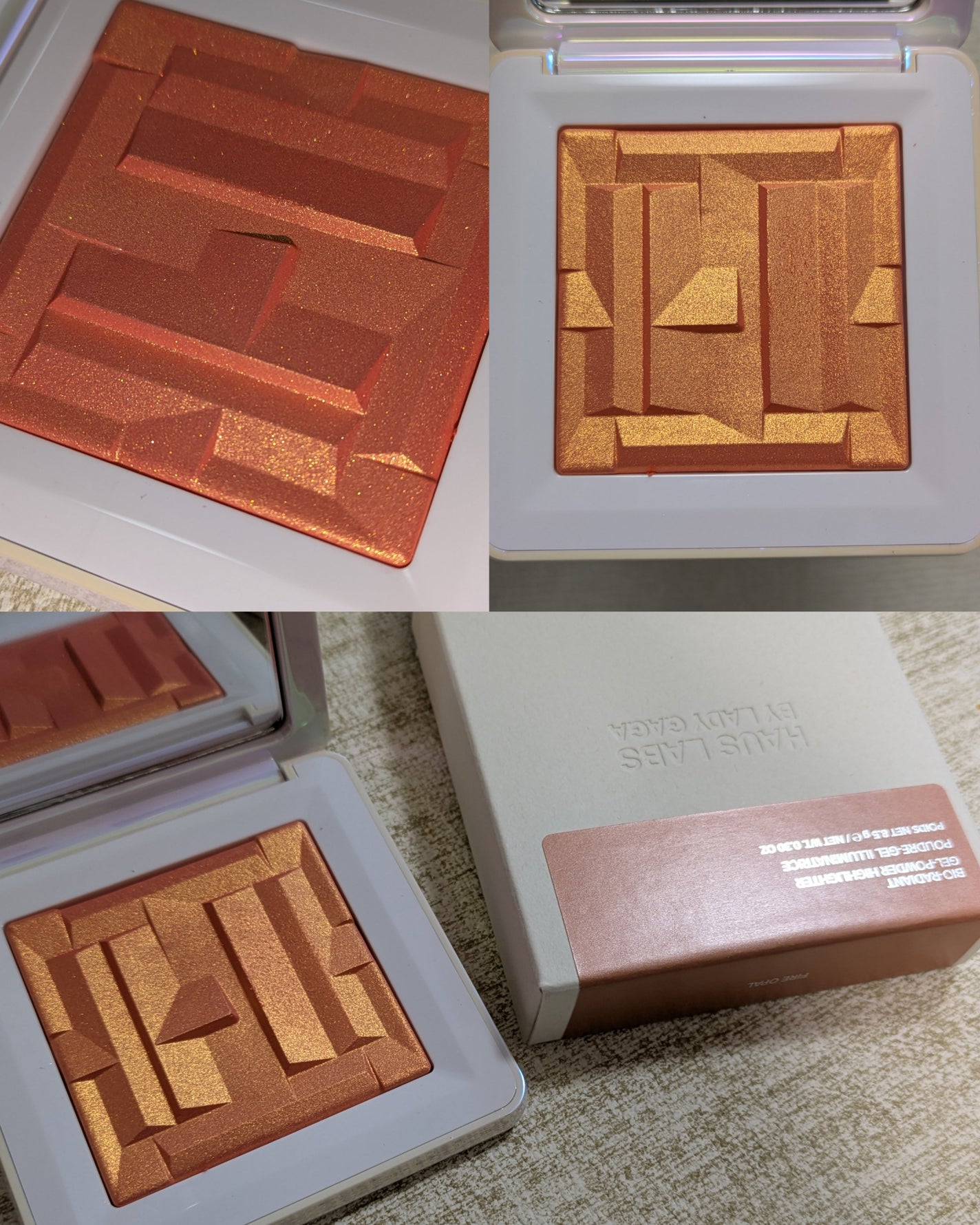 BIO-RADIANT™ GEL-POWDER HIGHLIGHTER/Haus Labs by Lady Gaga/パウダーハイライトを使ったクチコミ(1枚目)