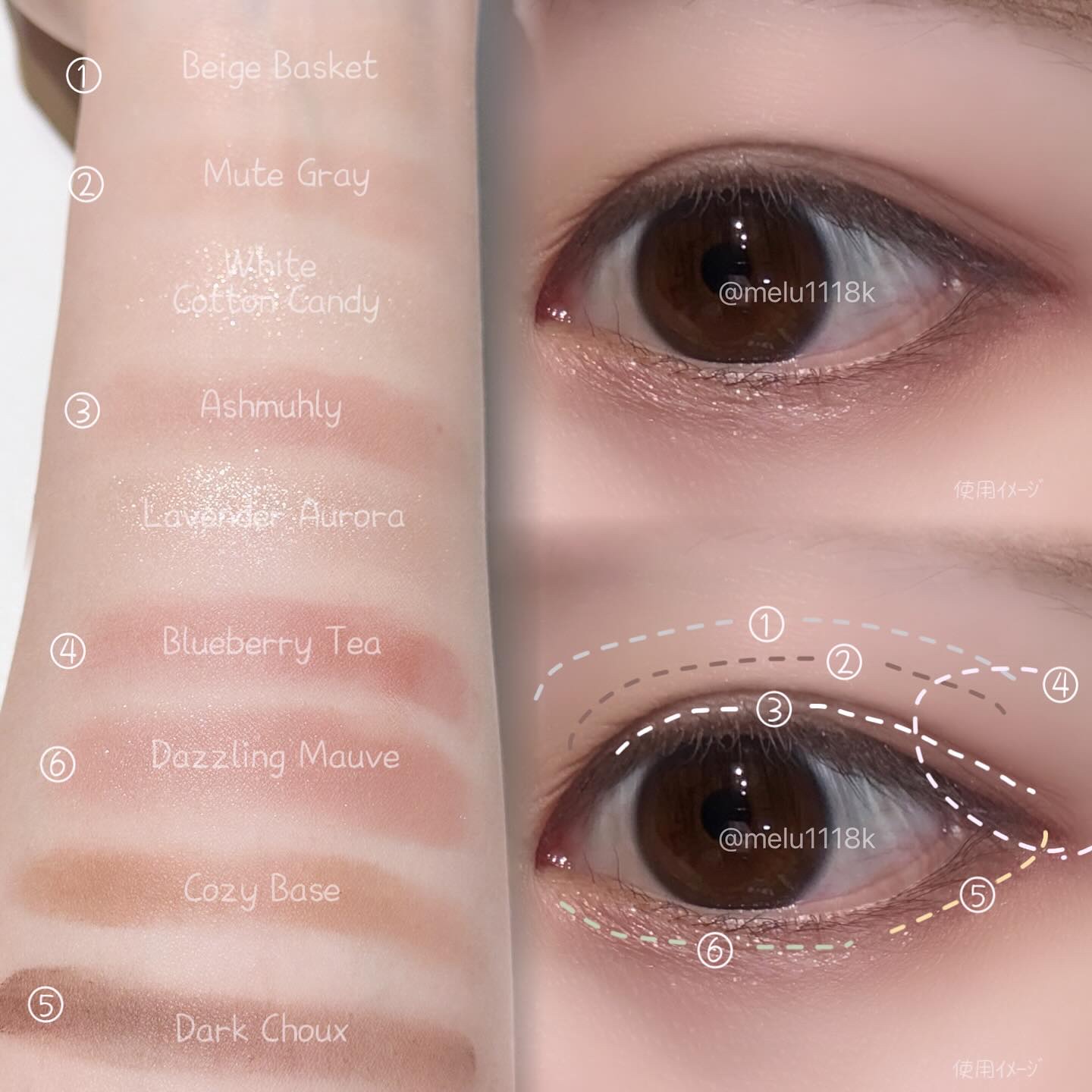 KEYBO FALL IN LOVE SHADOW PALETTE/keybo/アイシャドウパレットを使ったクチコミ（2枚目）