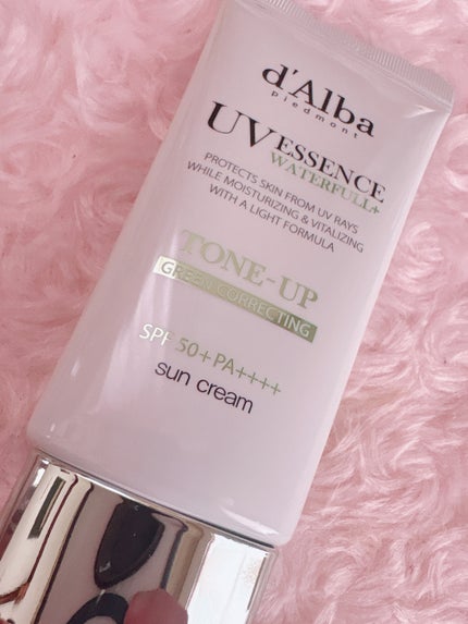 クリーンティーツリーリポソームトーンアップサンクリーム(グリーン)/ダルバ/日焼け止めクリームを使ったクチコミ(1枚目)