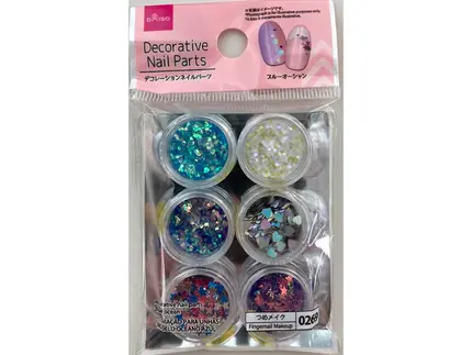 DAISO デコレーションネイルパーツ ブルーオーシャン