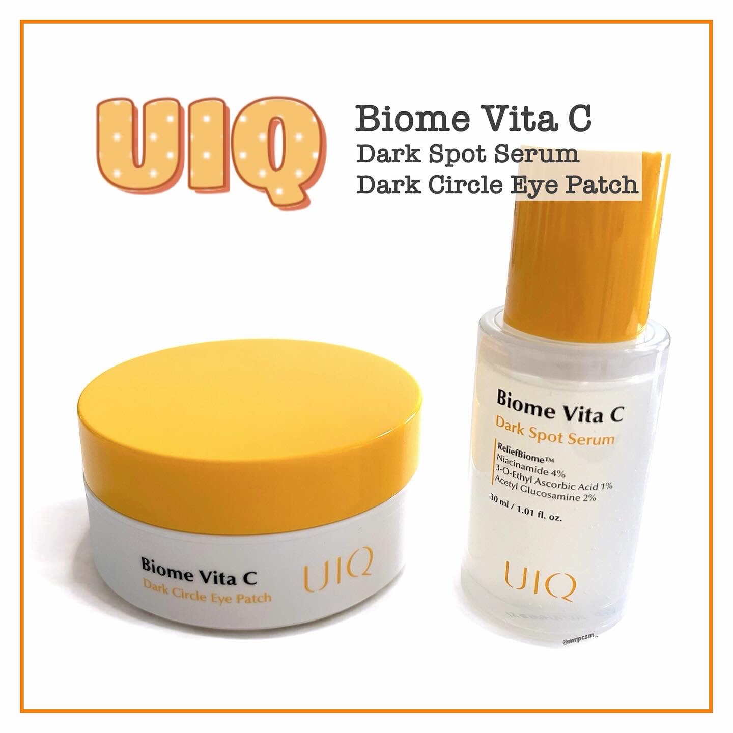 バイオームビタC黒クマアイパッチ/UIQ/シートマスク・パックを使ったクチコミ（1枚目）