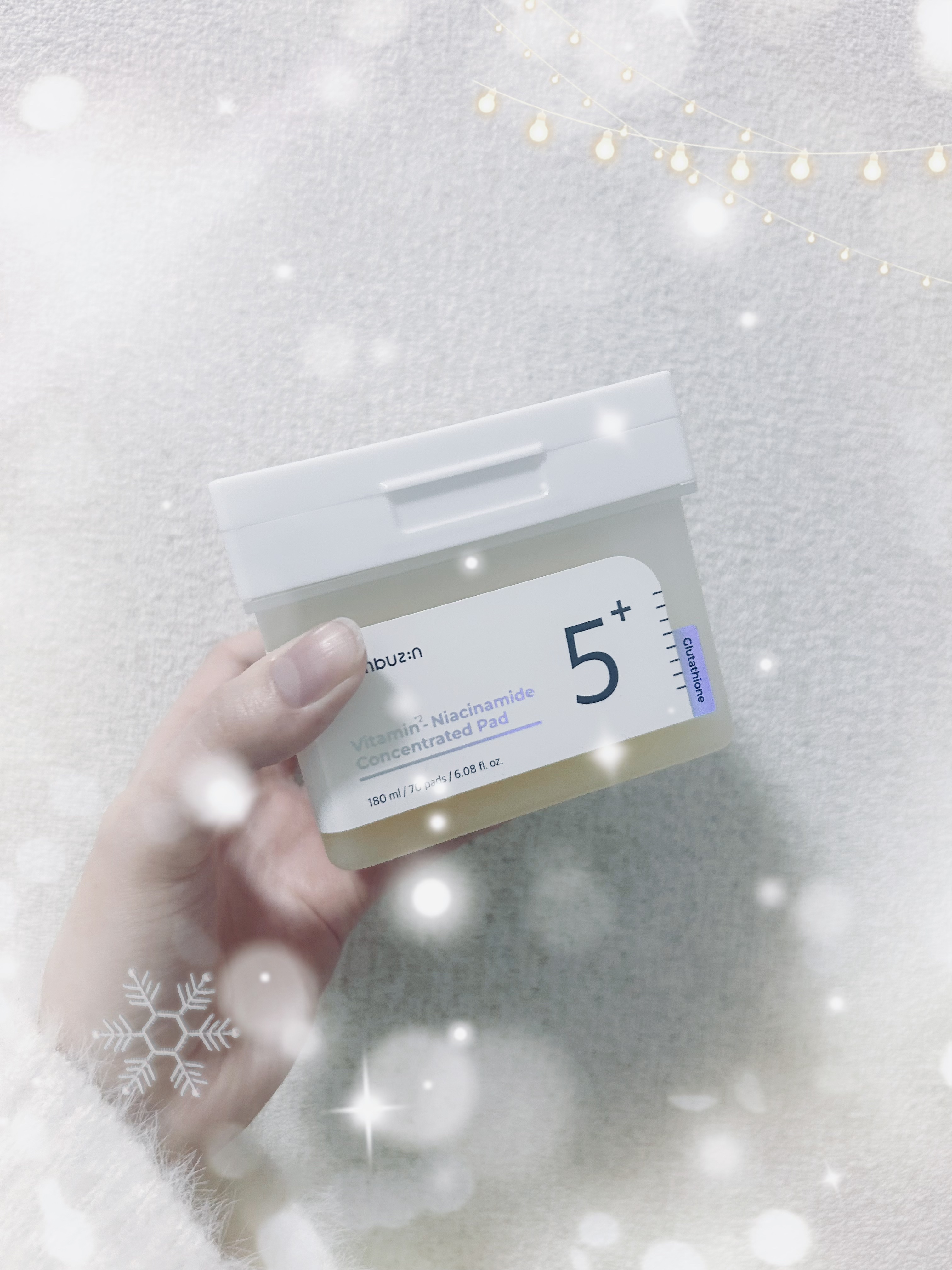 5番 白玉グルタチオンＣフィルムパッド/numbuzin/トナーパッドを使ったクチコミ（1枚目）