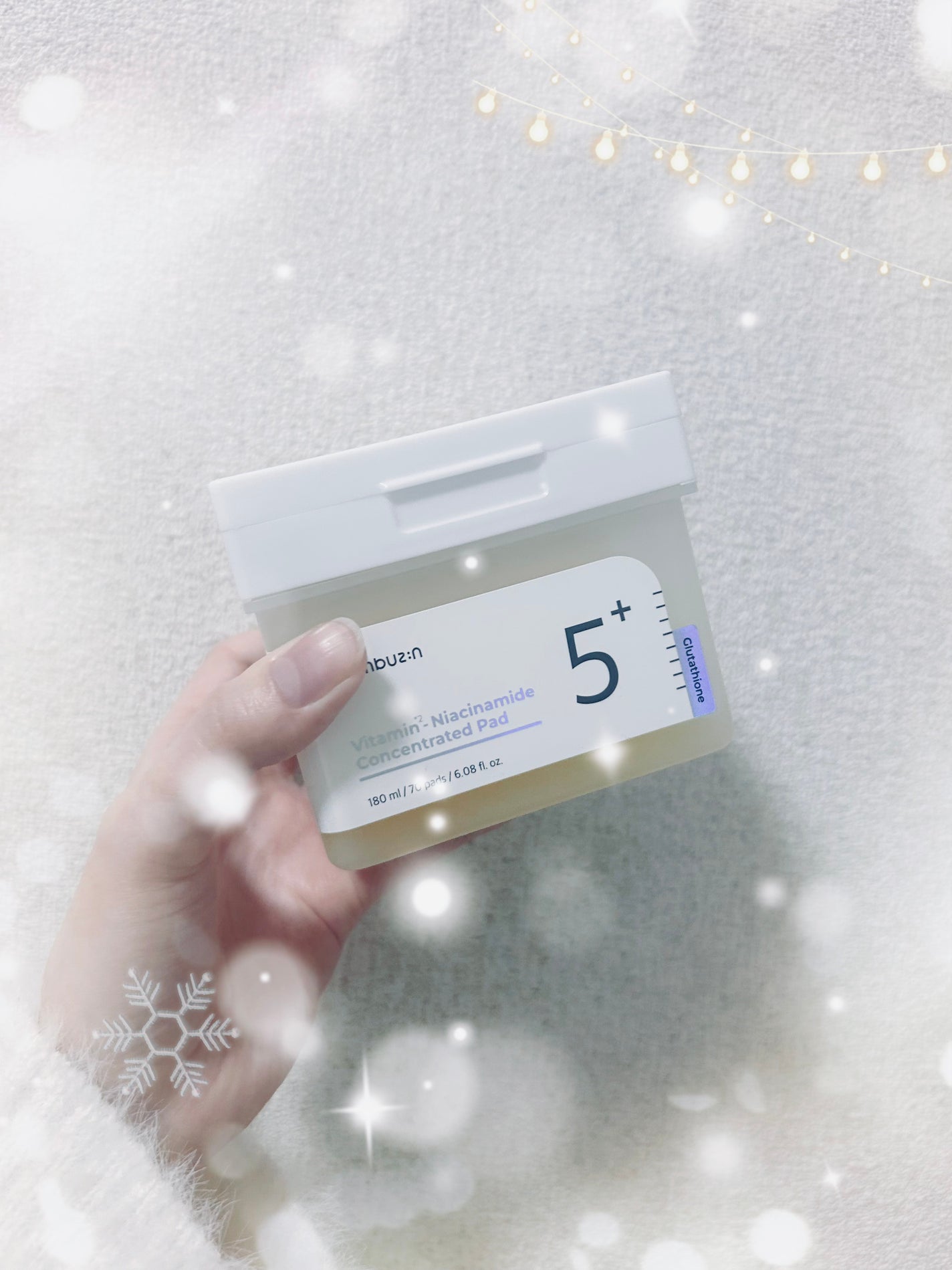 5番 白玉グルタチオンCフィルムパッド/numbuzin/トナーパッドを使ったクチコミ(1枚目)