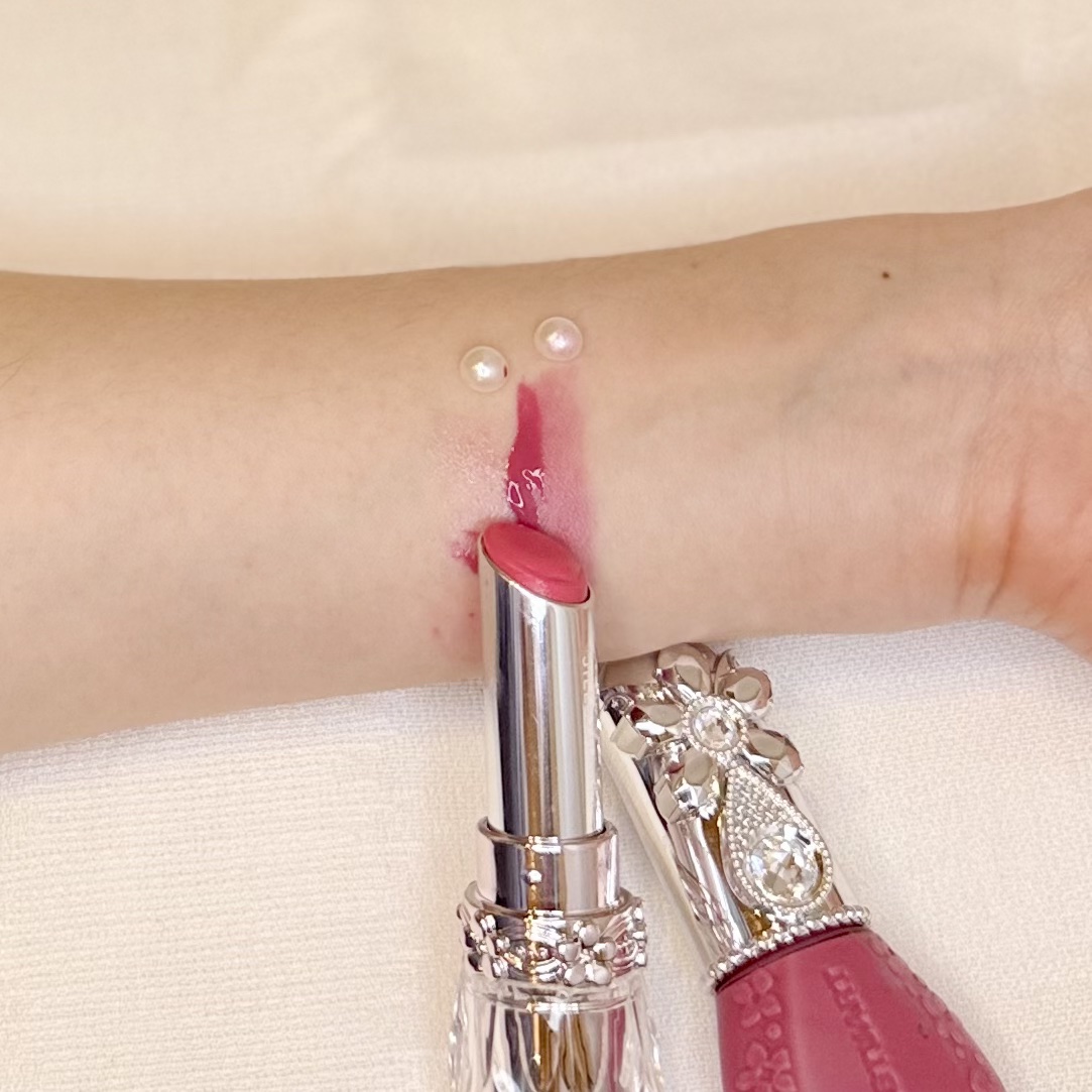 ジルスチュアート ブルームドロップ リップ＆チーク シフォン/JILL STUART/リキッドチークを使ったクチコミ（2枚目）