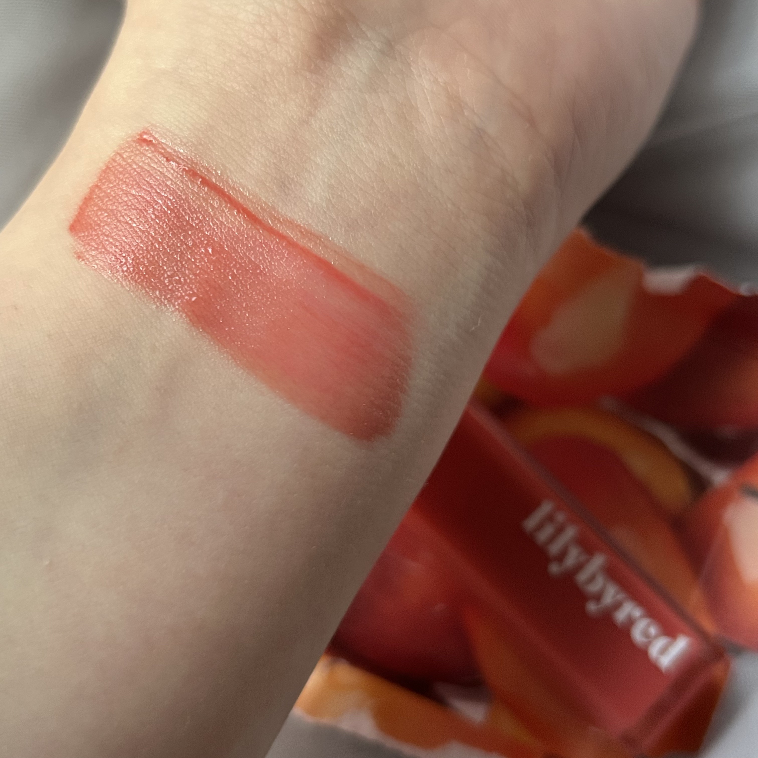 ブラッディライアー コーティングティント/lilybyred/リップティントを使ったクチコミ（3枚目）